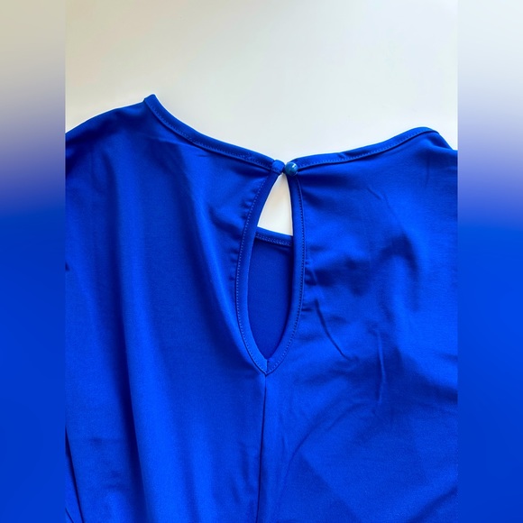 New VENUS Royal Blue Stretchy Dress Size 4 /S/ XS - Picture 4 of 5
